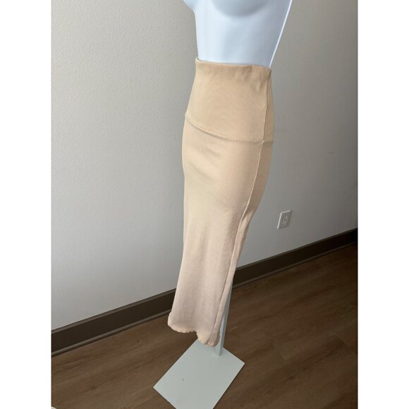 NWT Pencil Skirt Medium BodyCon High Waist Ribbed Clean Girl Old Money Romantic - Picture 8 of 13